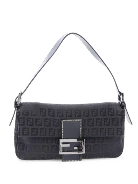 Fendi Pre-Owned 2010s Mamma Baguette Zucchino shoulder bag Black 1101791