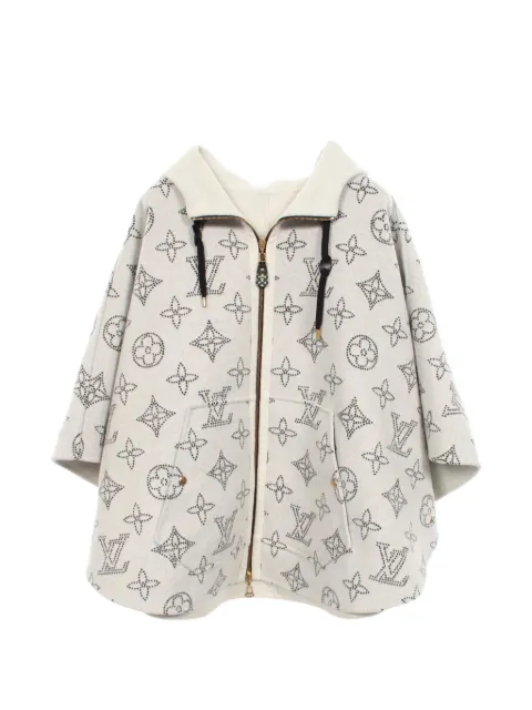 Louis Vuitton Pre-Owned 2010s Monogram Mahina cape Neutrals 1088010