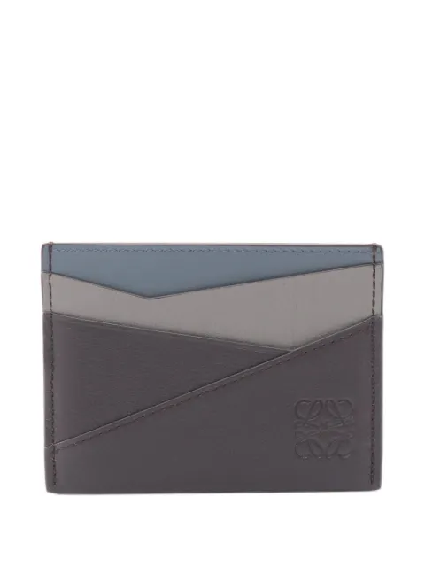 Loewe Pre-Owned Puzzle card holder Brown 1101721