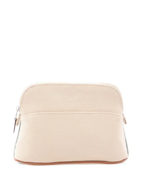 Hermès Pre-Owned 2010s mini Bolide make up bag Neutrals 1103274