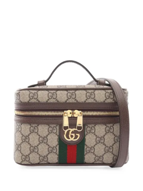 Gucci Pre-Owned mini Ophidia-canvas shoulder bag Neutrals 1101732