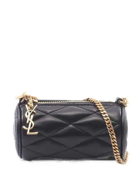 Saint Laurent Pre-Owned mini Sade quilted shoulder bag Black 1101993