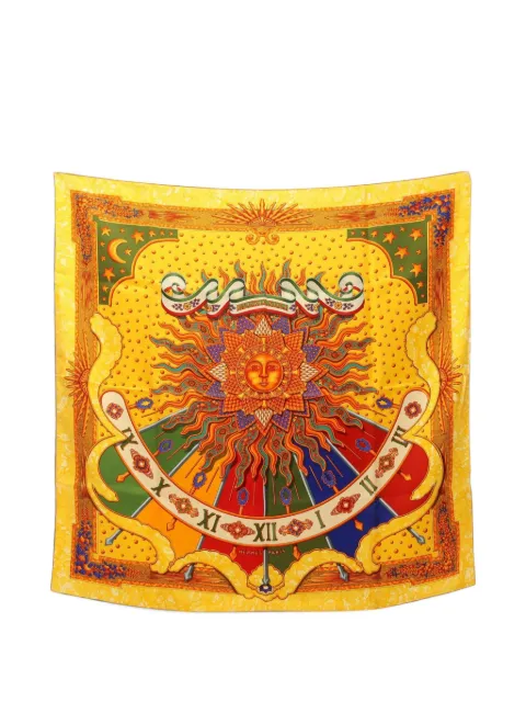 Hermès Pre-Owned 2010s Gloria Soli scarf Yellow 1099505