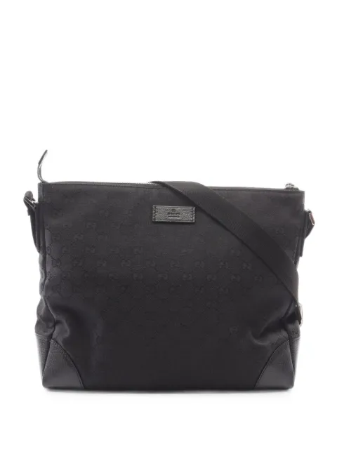 Gucci Pre-Owned 2010s GG cross body bag Black 1102585