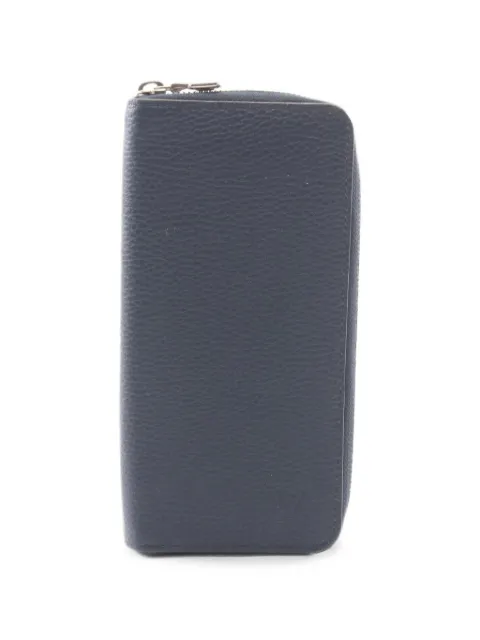 Louis Vuitton Pre-Owned vertical leather wallet Blue 1103182CA4139