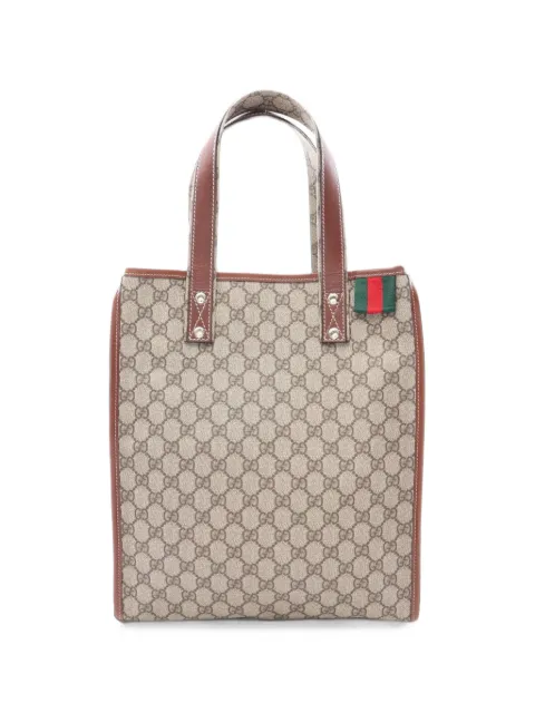 Gucci Pre-Owned 2000s GG Plus Web tote bag Neutrals 1101805
