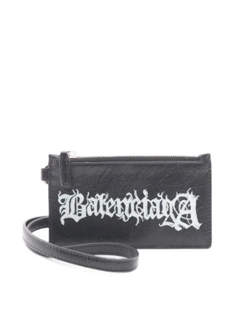 Balenciaga Pre-Owned Cash card case coin purse Black 1101992