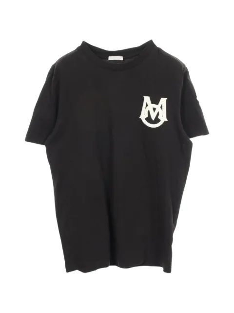 Moncler 2000s logo patch T-shirt Black 1100181
