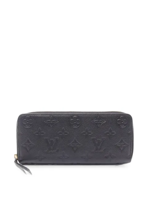 Louis Vuitton Pre-Owned 2019 Monogram Empreinte Clemence wallet Black 1101714SP1159