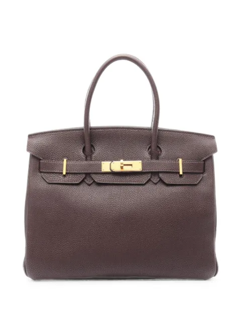 Hermès Pre-Owned 2008 30 Birkin Togo tote bag Brown 1102509LINSQUARE