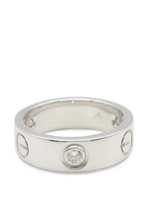 Cartier 2010s Love diamond ring Silver 1102648H72667
