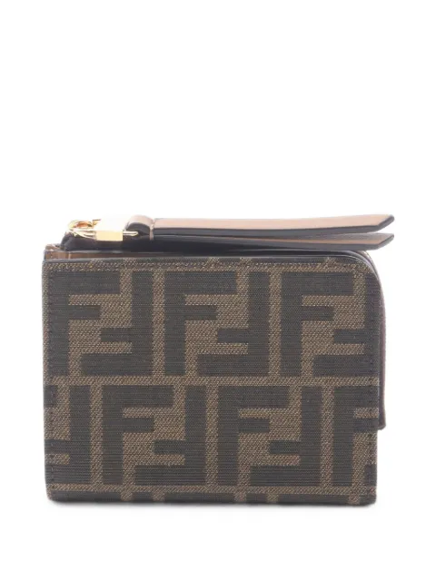 Fendi Pre-Owned 2020s Zucca bi-fold wallet Brown 1101986