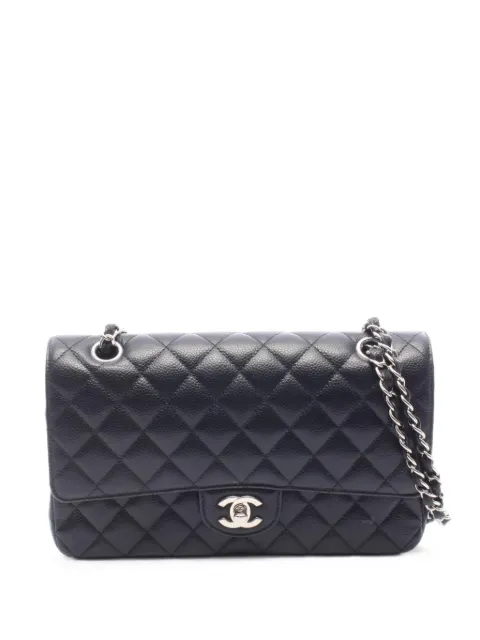 CHANEL Pre-Owned matelassé Caviar leather shoulder bag Black 110323122504251