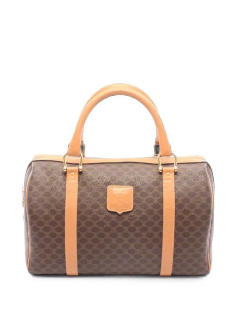 Celine Pre-Owned 2000s mini Macadam Boston handbag Brown 1102389