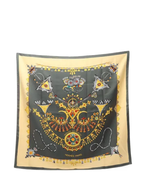 Hermès Pre-Owned Carré 90 Parures des Sables scarf Green 1099448