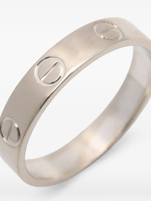 Cartier 2010s mini Love ring Silver 1101055IP6116