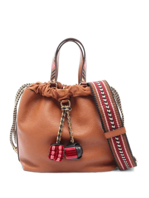 Etro Pre-Owned 2010s leather tote bag Brown 1101801
