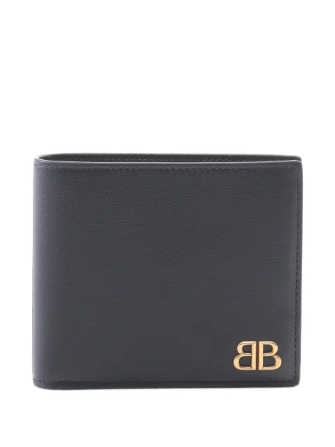 Balenciaga Pre-Owned Monaco square fold wallet Black 1101990