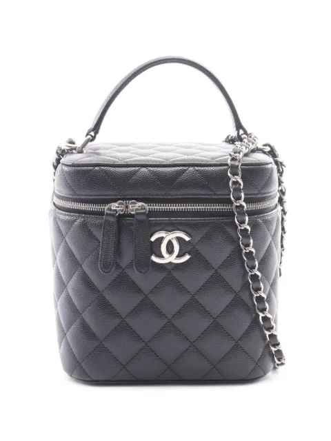 CHANEL Pre-Owned matelassé Caviar shoulder bag Black 1102148EH1EH016