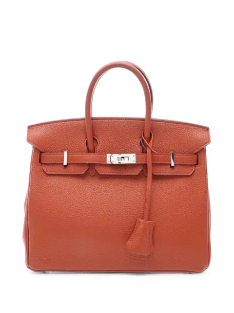 Hermès Pre-Owned 2012 25 Birkin Togo handbag Brown 1103256PINSQUARE