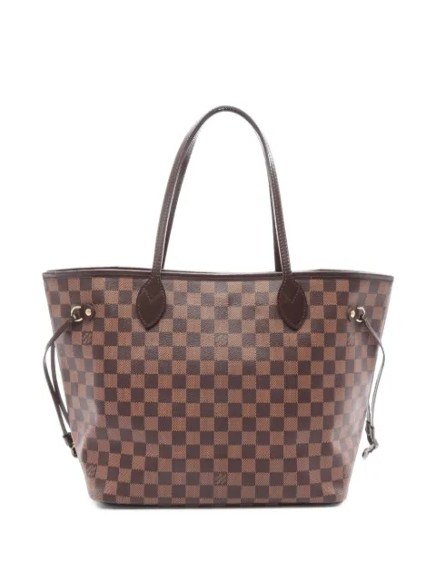 Louis Vuitton Pre-Owned 2015 MM Neverfull Damier Ebene tote bag Brown 1103036GI1165