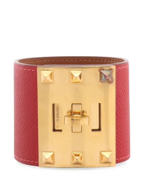 Hermès Pre-Owned 2014 Kelly Dog Extreme bracelet Gold 1088539RINSQUARE