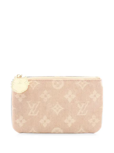 Louis Vuitton Pre-Owned Monogram Pochette Clés pouch Neutrals 1088553