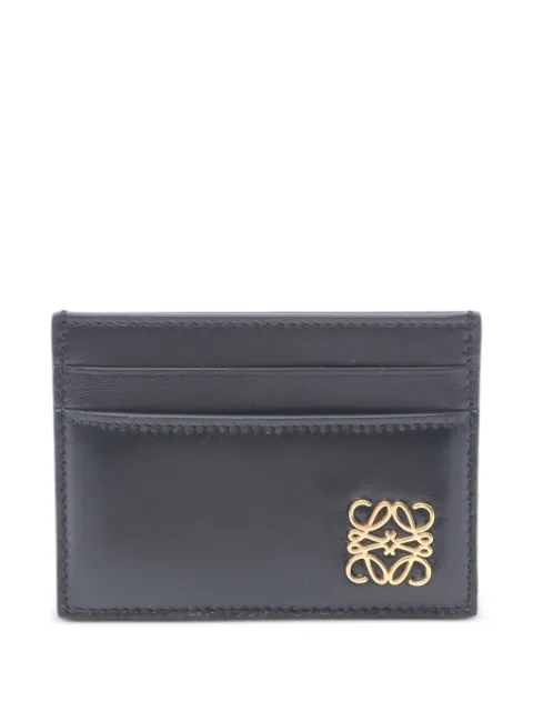 Loewe Pre-Owned Puffer Anagram card holder Black 1101724