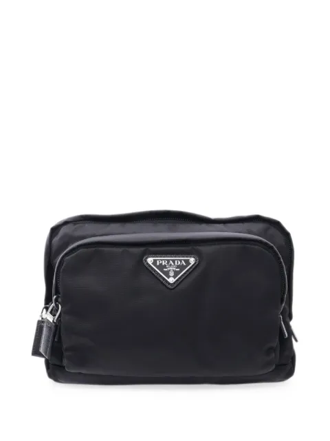 Prada Pre-Owned 2020s Tessuto wash bag Black 1101823