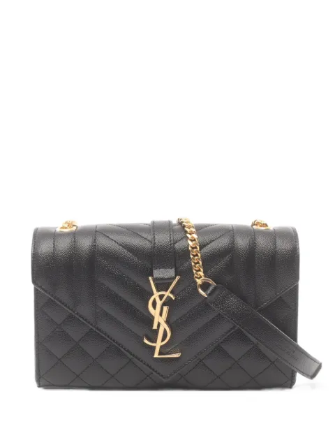 Saint Laurent Pre-Owned Envelope chain shoulder bag Black 1102011