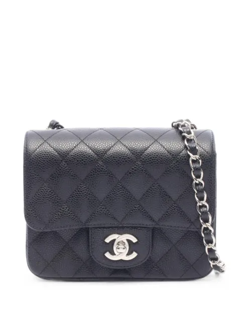 CHANEL Pre-Owned 2009-2010 Matelassé chain crossbody bag Black 110360913203111