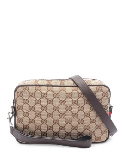 Gucci Pre-Owned GG canvas shoulder bag Neutrals 1102040