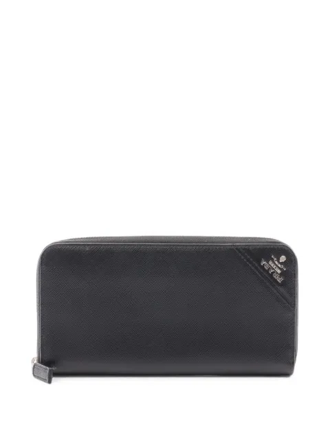 Prada Pre-Owned 2010s Saffiano-leather wallet Black 1096888