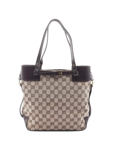 Gucci Pre-Owned 2000s GG canvas tote bag Neutrals 1099712