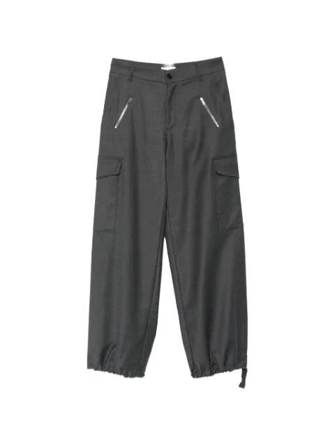 Barena elasticated-cuff tapered trousers Grey PAD57620482540