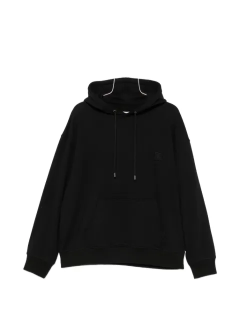 Wooyoungmi floral-print hoodie Black W263TS36