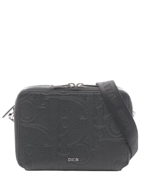 Christian Dior Pre-Owned 2021-2026 Gravity Leather Pouch crossbody bag Black EFTO9JBPYNKX6H2R