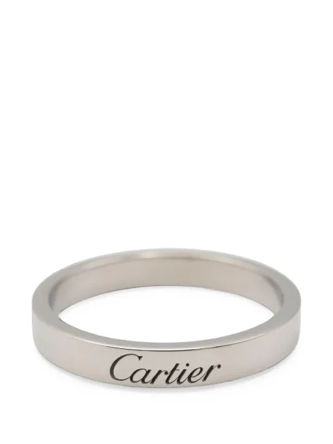 Cartier 2010s C de Cartier ring Silver 1102334GN6421