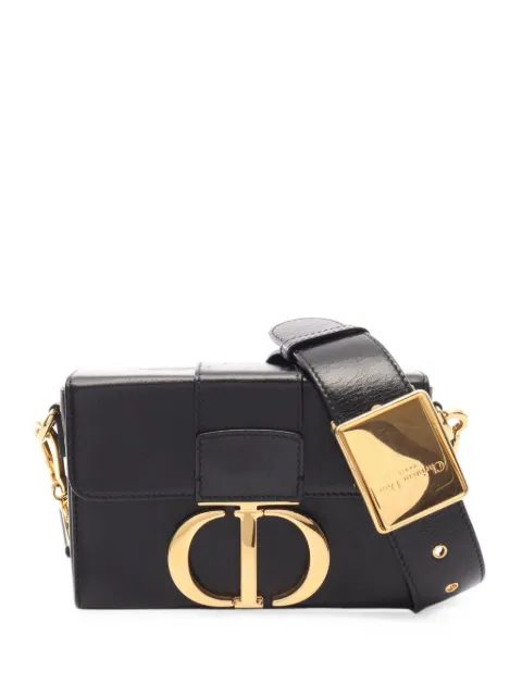 Christian Dior Pre-Owned 2010s 30 Montaigne Box shoulder bag Black 1103299