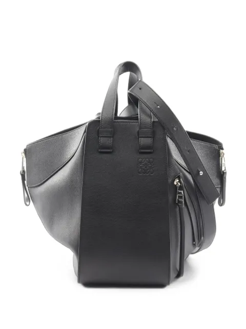 Loewe Pre-Owned 2010s Hammock leather tote bag Black 1102524
