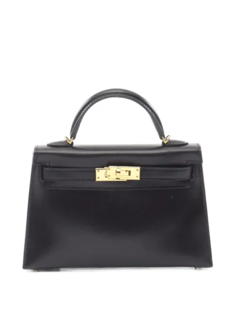 Hermès Pre-Owned mini Kelly two-way handbag Black 1102083U