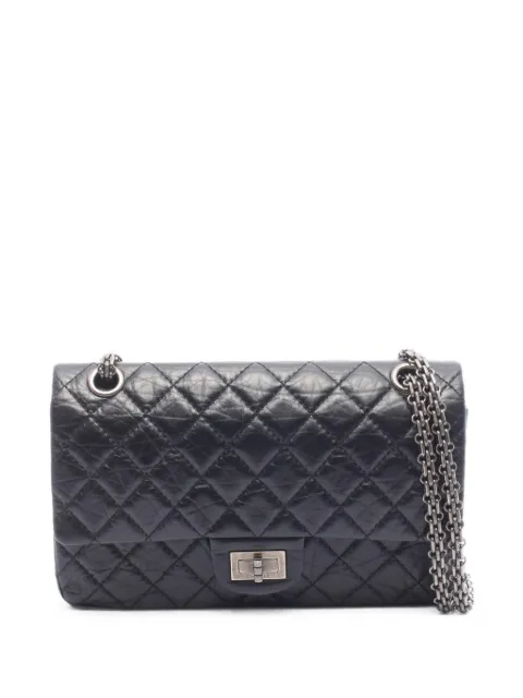 CHANEL Pre-Owned 2013-2014 2.55 matelassé shoulder bag Black 109876918809912