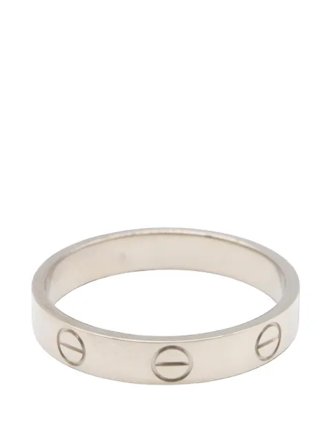 Cartier 2010s mini Love ring Silver 1101431129GSO