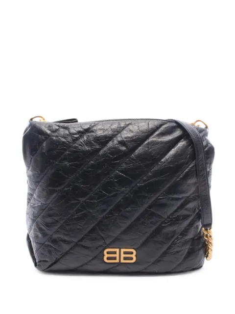 Balenciaga Pre-Owned 2010s medium Crush chain shoulder bag Black 1102967