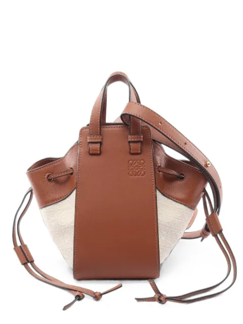 Loewe Pre-Owned 2010s Hammock Anagram tote bag Neutrals 1101906