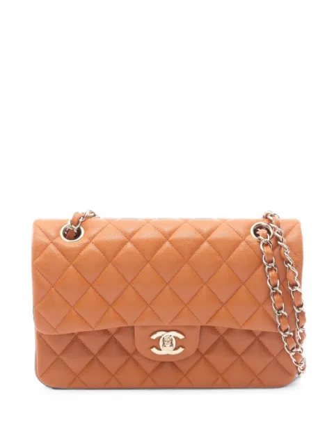 CHANEL Pre-Owned 2021 Flap Matelassé shoulder bag Brown 1102986L789P1KH