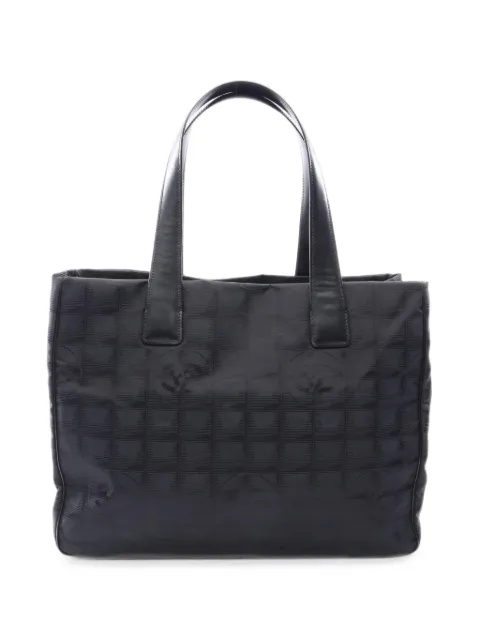 CHANEL Pre-Owned 2004-2005 MM New Travel Line tote bag Black 11021199974283