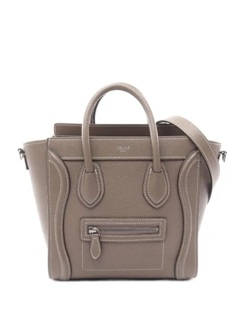Celine Pre-Owned 2010s Luggage Nano tote bag Grey 1101922