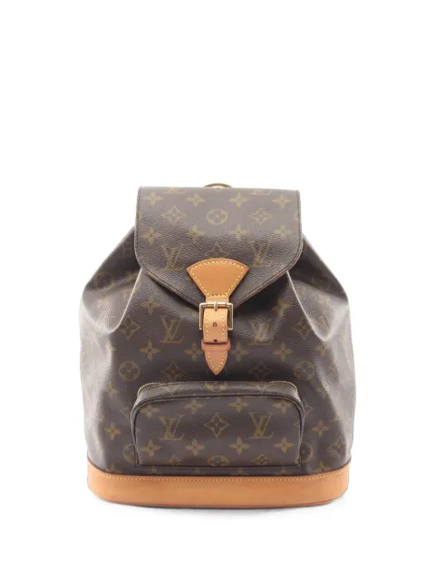Louis Vuitton Pre-Owned 2001 MM Montsouris Monogram canvas backpack Brown 1102476SP0031