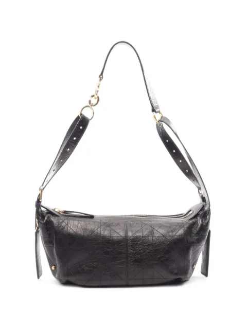 Christian Dior Pre-Owned 2010s Macro Cannage D-Journey shoulder bag Black 1103150